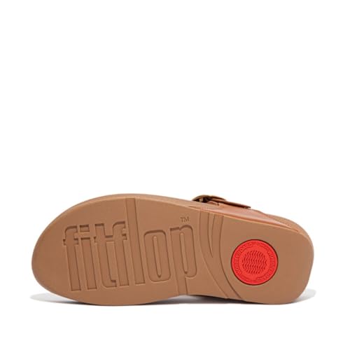 Fitflop Lulu, Sandalias Mujer, Beige, 43 EU