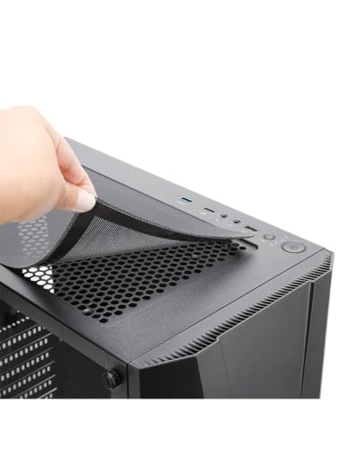Caja Gaming ATX Rogue 5, Panel Lateral Vidrio Templado, 3 Ventiladores ARGB, Compatible con Refrigeración Líquida, 40 x 21,8 x 45 cm