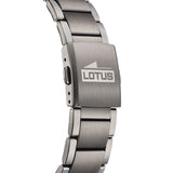 LOTUS Reloj Hombre 18682/2 Chrono Caja de Acero Inoxidable 316l Gris Correa de Acero Inoxidable 316l Gris