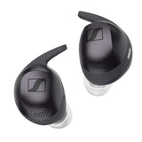 Sennheiser Momentum Sport Auriculares con Ajuste de Sonido Deportivo y ANC adaptativo, Ajuste Seguro, 24 Horas de duración de la batería - Grafito
