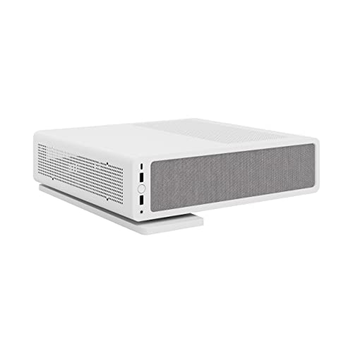 Fractal Design Ridge White - PCIe 4.0 Riser Card Included - 2X 140mm PWM Aspect Fans Included - Type C USB - m-ITX PC Gaming Case