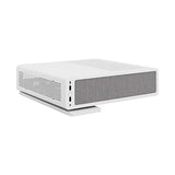 Fractal Design Ridge White - PCIe 4.0 Riser Card Included - 2X 140mm PWM Aspect Fans Included - Type C USB - m-ITX PC Gaming Case