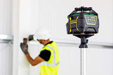 STANLEY FATMAX FMHT77448-1 - Nivel láser giratorio verde, 600 m, vial 360°, incluye detector