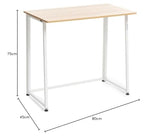 InnovaGoods® Escritorio Plegable Portátil, Mesa Escritorio Plegable se Adapta fácilmente a Diversos Espacios, Mesa Plegable Escritorio Ideal para teletrabajo, no Requiere Montaje. 80 x 75 x 45 cm