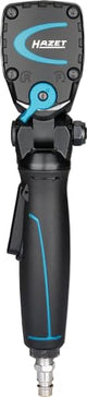 Hazet Llave de impacto neumática Twin Turbo 9012ATT | Max par de apriete 550 Nm| acodado- para accionar uniones atornilladas de pinzas de freno y uniones atornilladas de difícil acceso