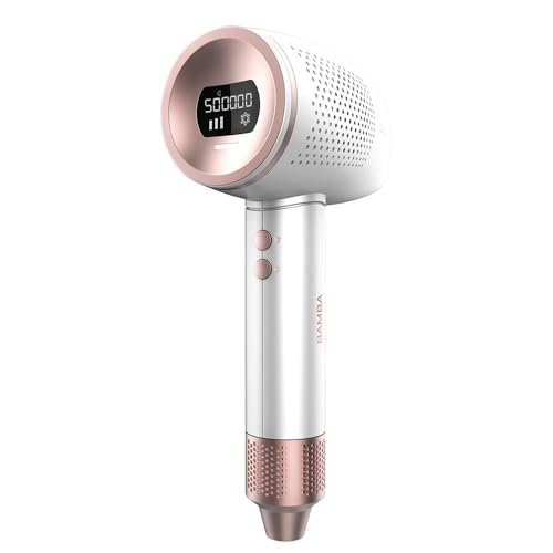 Cecotec Depiladora de Luz Pulsada Bamba SkinCare IPL Gun, Mujer y Hombre, Cuerpo, axilas y rostro, Lámpara de cuarzo, 500 mil Pulsos, Cooling Function, Pantalla LCD, 2 modos de disparo.