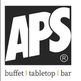 APS 12337 - Plato para refrigerar, 4 Piezas. Conjunto Ø 30,5 cm, Altura: 17,5 cm, Acero Inoxidable 18/8, Rojo