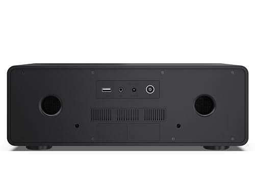 SHARP XL-B720D(BK) Tokyo All in One Soundsystem con Radio Dab, Dab+, FM, Bluetooth, CD-MP3, reproducción USB, Conexión de Auriculares, y 60W, Color Negro
