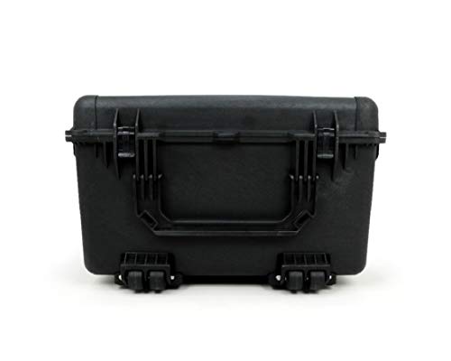 PELI 1690 Maleta de Transporte Robusta y estanca para Equipos electrónicos y ópticos, IP67 estanca e Impermeable al Polvo, 191L de Capacidad, Fabricada en EE.UU., sin Espuma, Color Negro