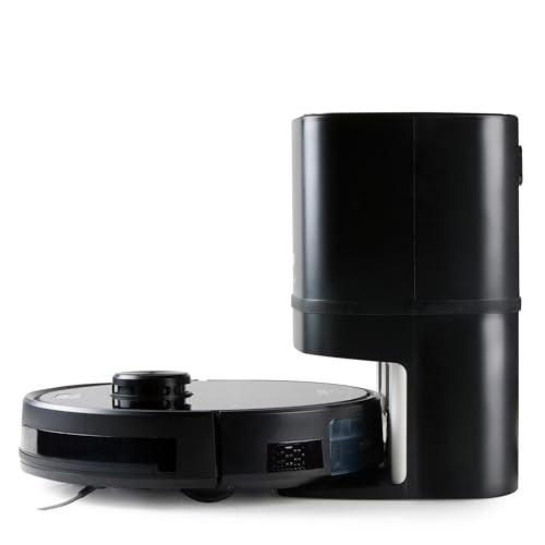 Domo DO7298S Robot Aspirador con Drenaje automático, Sistema de fregona y aplicación