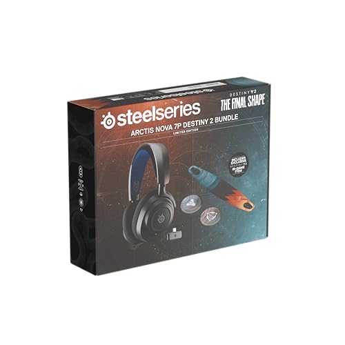 Steelseries Arctis Nova 7P Wireless Auriculares - Destiny 2 Final Shape Edition - Objetos - 2,4GHz + Bluetooth - Batería USB-C - PS,PC,Switch
