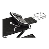 JATA HOGAR TP600 -Tabla de Planchar Plegable, Medidas 136 x 46 cm, Estructura Aluminio Anticorrosión, Resistencia 40 kg, Antideslizante, Funda 100% Algodón, Reposa Planchas, Fabricación europea