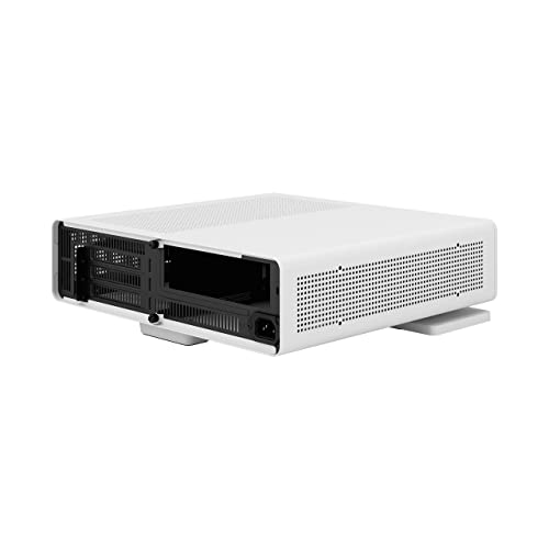 Fractal Design Ridge White - PCIe 4.0 Riser Card Included - 2X 140mm PWM Aspect Fans Included - Type C USB - m-ITX PC Gaming Case