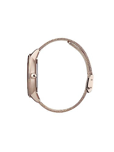 BOSS Reloj Analógico de Cuarzo Multifunción para Mujer Colección Symphony con Correa de Malla de Acero Inoxidable de Oro Rosa - 1502424