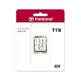 Transcend SSD Interno M.2 2230 NVMe PCIe Gen3 x4 1TB, Unidad de Estado Sólido, Memoria Flash 3D NAND TLC (Lectura/Escritura - hasta 2,900/2,650 MB/s) Cobertura Limitada de 5 Años - TS1TMTE300S