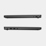 DELL 16 Ordenador Portátil DC16250 – 16" 2K (1920x1200), Intel Core 7 150U, Gráficos Intel UHD, 16GB RAM DDR5, 1TB SSD, Windows 11 Home, Lector de Huellas, Teclado QWERTY Español – Negro Carbón