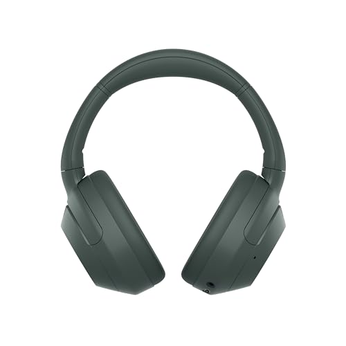 Sony ULT Wear, Auriculares inalámbricos Bluetooth con ULT Power Sound, Ultimate Deep Bass, Noise Cancelling, Calidad de Llamada nítida, hasta 30H de autonomía de la batería, iOS y Android, Gris Bosque