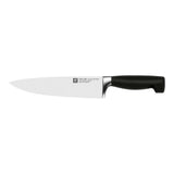 ZWILLING Bloque de cuchillos de 8 piezas, Bloque de madera, Cuchillos y tijeras de acero inoxidable especial/Mango de plástico, Four Star