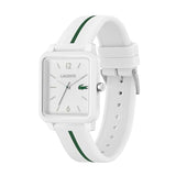 Lacoste Reloj Analógico de Cuarzo para Hombre Colección LACOSTE.12.12 Studio con Correa de Silicona Blanca - 2011251