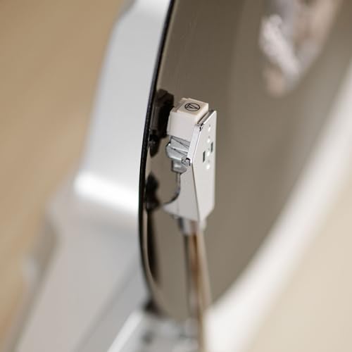 Lenco LSA-071SI - Tocadiscos Vertical Totalmente automático con Altavoces incorporados y Bluetooth® - Plata