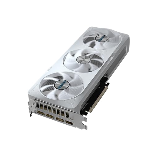 Gigabyte GeForce RTX 5070 Eagle OC Ice SFF 12G Tarjeta Gráfica - 12GB GDDR7, 192 bits, PCI-E 5.0, 2587 MHz Core Clock, 3 x DP 2.1a, 1 x HDMI 2.1b, NVIDIA DLSS 4, GV-N5070EAGLEOC ICE-12GD