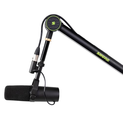 Shure by Gator - SH-BROADCAST1 - Soporte de lujo de escritorio para micrófono Shure para podcasting