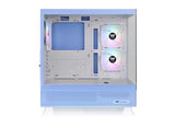 Thermaltake View 270 Plus TG ARGB E-ATX - Caja Color Azul Hortensia con 3 Ventiladores A- RGB de 120 mm incluidos; Compatible con radiador de hasta 360 mm; Panel Frontal y Lateral de Vidrio Templado;