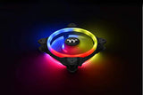 Thermaltake Riing Trio 12 LED RGB - Pack de 3 ventiladores para PC, color negro
