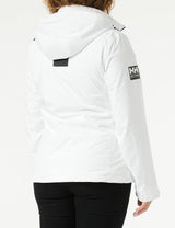 Helly Hansen W Crew Hooded Midlayer Jacket Chaqueta, Blanco, L Mujer