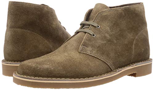 Clarks Herren Desert Boot Bushacre 3 Chukka-Stiefel, Sand Suede,43 EU