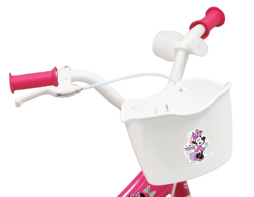 Vélo ATLAS Bicicleta Infantil de 12 Pulgadas, Minnie de Disney, Equipada con 1 Freno Mickey – 1freno, Niñas, Rosa, 12''
