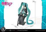 Prime 1 Studio Hatsune Miku - Figura Decorativa (PVC, 1/4 Hatsune Miku Art by Neco, 34 cm)