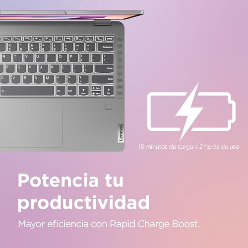 Lenovo IdeaPad Flex 5 Gen 8 Ordenador Portátil Táctil Convertible 14" WUXGA (AMD Ryzen 5 5625U, AMD Radeon Graphics, 16 GB RAM, 512 GB SSD, 60 Hz, Wi-Fi 6, Win 11 Home) Teclado QWERTY Español – Gris