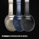 JBL Tour One M3 Auriculares supraaurales inalámbricos con Bluetooth, cancelación de Ruido True Adaptative, 70h de batería, Ajuste cómodo, Sonido Spatial 360 con Seguimiento de Cabeza, Azul