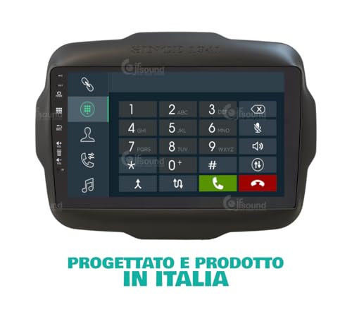 Radio de Coche para Jeep Renegade Android GPS Bluetooth WiFi USB Dab+ Touchscreen 9" 8core Carplay AndroidAuto