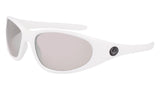 DRAGON The Box 2IZED Gafas, White with Silver Ion Polarized Lens, Talla única para Hombre