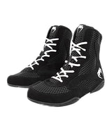 Venum Contender-Zapatillas de Boxeo, Zapatos Unisex Adulto, Negro/Blanco, 43 EU