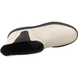 Geox D Felleny C, Bota de Tobillo Mujer, Lt Taupe Black, 40 EU
