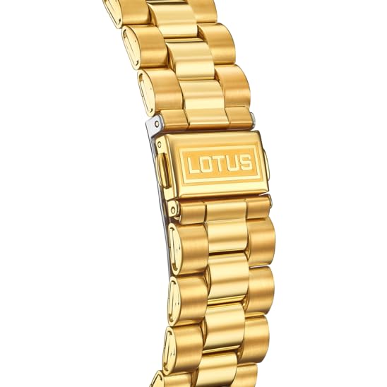 Reloj Lotus para Hombre 18857/1 Freedom Caja de Acero Inoxidable 316l Dorado Correa de Acero Inoxidable 316l Dorado