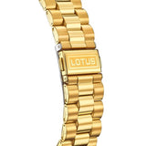 Reloj Lotus para Hombre 18857/1 Freedom Caja de Acero Inoxidable 316l Dorado Correa de Acero Inoxidable 316l Dorado