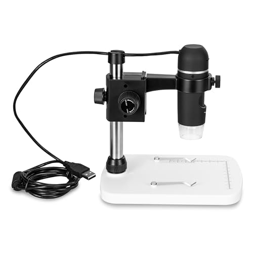 Microscopio Digital portátil Smart DiProgress HOOKE USB5 5MPX con Mesa – Ampliaciones Zoom 10X-200X