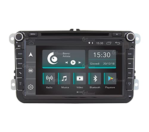 Radio de Coche para Volkswagen Golf Sharan Tiguan Android GPS Bluetooth WiFi USB Dab+ Touchscreen 8" 5core Carplay AndroidAuto