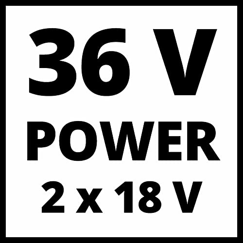 Einhell Amoladora angular con batería AXXIO 36/230 Q Power X-Change (36 V, máx. profundidad de corte 70 mm, 6600 rpm, motor sin escobillas, envío sin batería, cargador sin disco de corte)