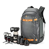 Lowepro Whistler 350 AW II, Mochila Fotográfica, Todo el Año, Tejido Reciclado, Todo los Clima, Uso Profesional, Capacidad para Portátil 13'', Almohadillas Insertables, Cámara Pro Mirrorless/DSLR