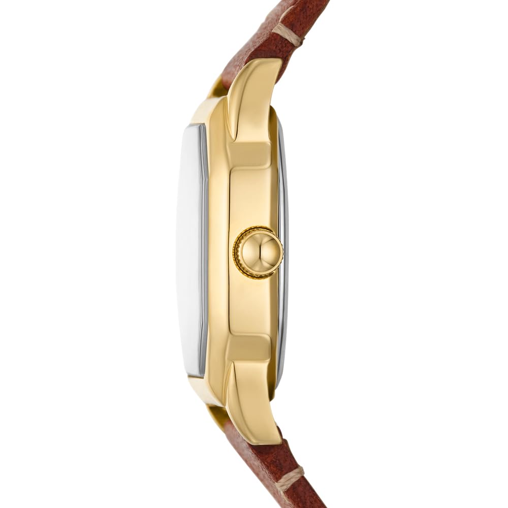 Fossil Reloj Analógico para Mujer de Cuarzo con Correa en Cuero ES5364