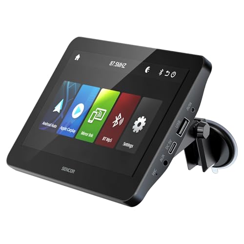 SENCOR Pantalla CarPlay y Android Auto SCT M750