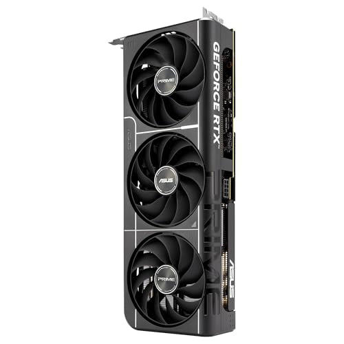 ASUS Prime GeForce RTX 5060 Ti 16GB GDDR7 OC Edition - Tarjeta gráfica preparada para SFF (PCIe 5.0, 16GB GDDR7, HDMI/DP 2.1, 2,5 Ranuras, Ventiladores Axial-Tech, Dual BIOS)