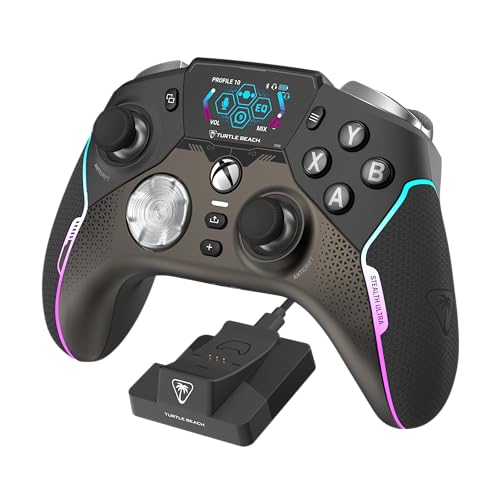 Turtle Beach Stealth Ultra Controlador de Juegos Inalámbrico con Base de Carga Rápida, Gatillos Ajustables y Pantalla de Comando para Xbox Series X|S, Xbox One y PC [con Licencia Oficial para Xbox]