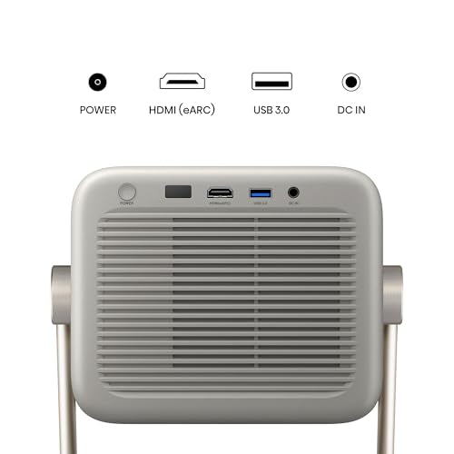 Hisense M2 Pro - Mini Proyector Laser Trichroma UHD 4K Smart TV, de 65" a 200", 1300 Lumen, Dolby Vision, Zoom Óptico, Autoenfoque, Protección Ocular, Auto-Corrección Trapezoidal