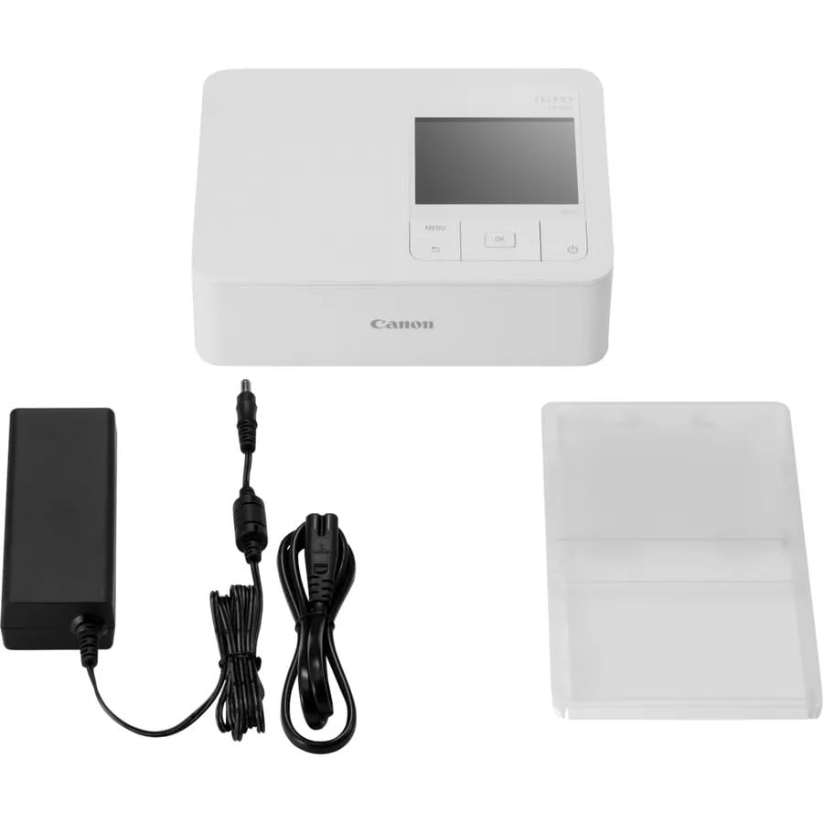 Canon SELPHY CP1500 Impresora Fotográfica Compacta – Impresión Inalámbrica, USB C y Tarjeta SD – Ideal para Scrapbooking y Álbumes de Fotos (Blanco)